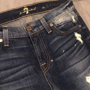 7 jeans -the skinny- size 26